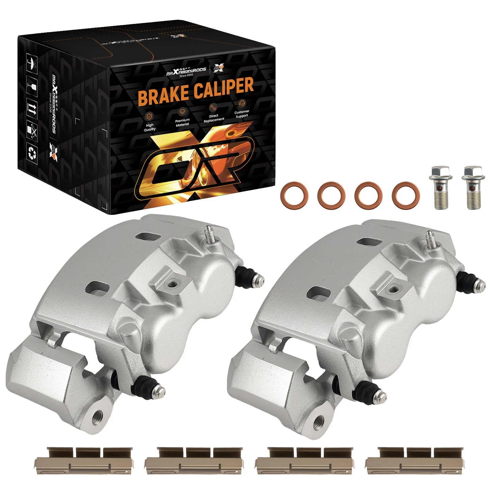 Front Brake Caliper w/Bracket for Dodge Ram 1500 2500 3500 4000 (2003–2008) 18-P4890