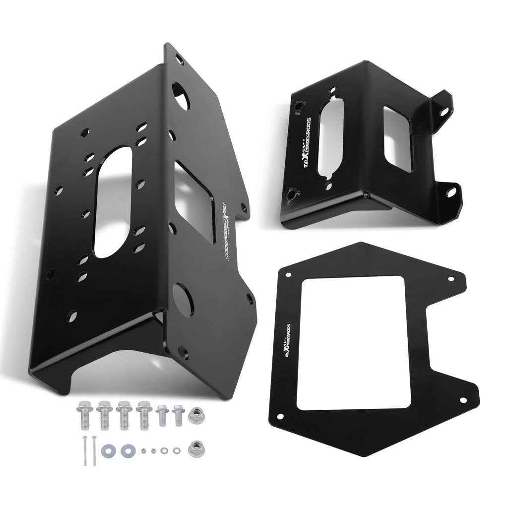 Heavy-Duty Steel Winch Mounting Bracket for Polaris RZR PRO XP/XP 4 (2020–2025)