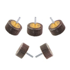 Set of 4 Aluminum Oxide Mounted Flap Wheels for Automotive Use