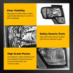 Headlight Assembly for Ford F-150 (2009–2014) Front Pair