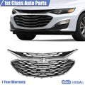 Set of 3 Chrome Grilles for Chevrolet Malibu (2019–2020)