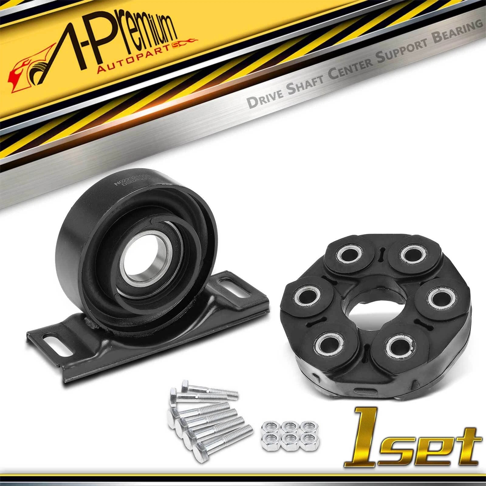 2X Drive Shaft Center Support Bearing for BMW E30 (1982–1994)