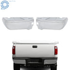 Set of 2 Chrome Rear Step Bumpers for Ford F250 F350 Super Duty (2008–2016)