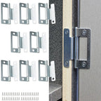 2X Steel Cranked Flush Hinge for Cupboard Door (Any Model)