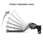 CNC Long Regular Brake Clutch Levers for Ducati 996/998/B/S/R 750S (1999–2002)