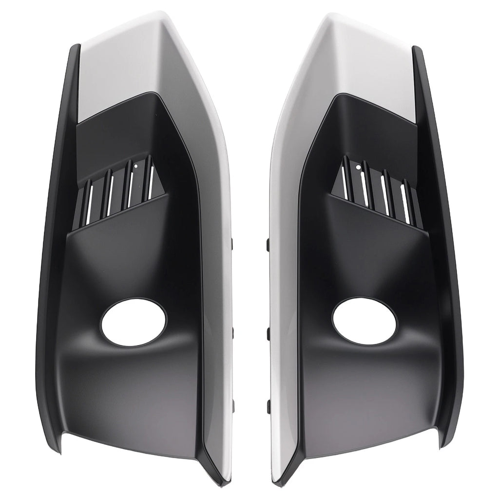 Set of 2 Front Bumper Fog Light Grille Covers for Audi A4L (2020–2022)