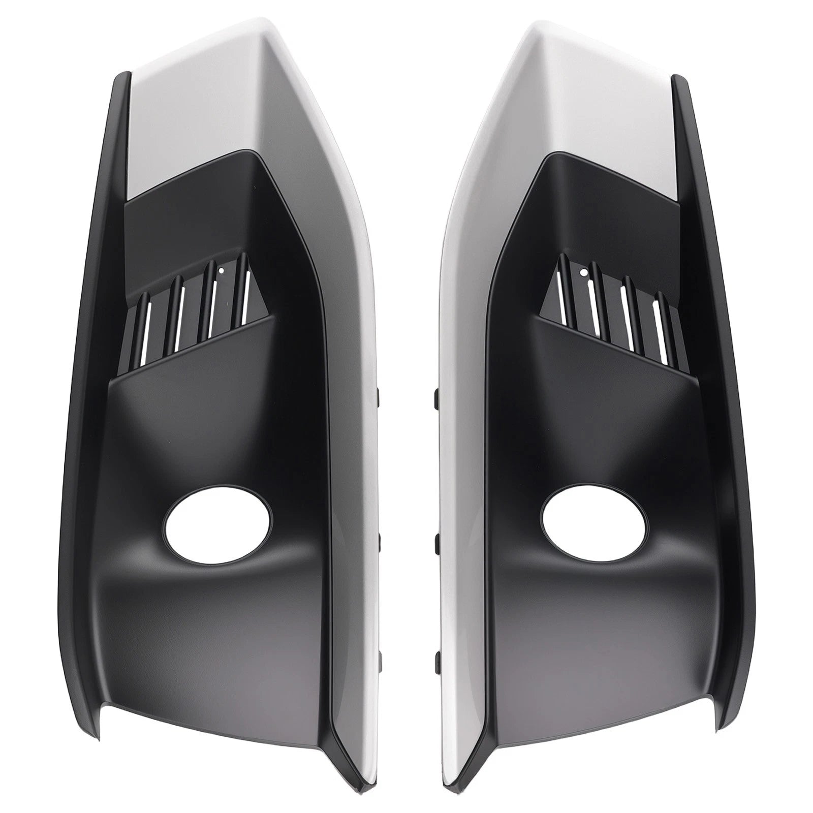 Set of 2 Front Bumper Fog Light Grille Covers for Audi A4L (2020–2022)