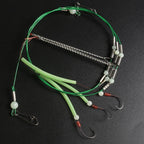 Fishing Flapper Rig Set for Sea Fishing (Assembled, Luminous)