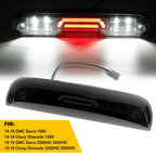 Smoke LED Third Brake Light for Chevy Silverado GMC Sierra (2014–2018)