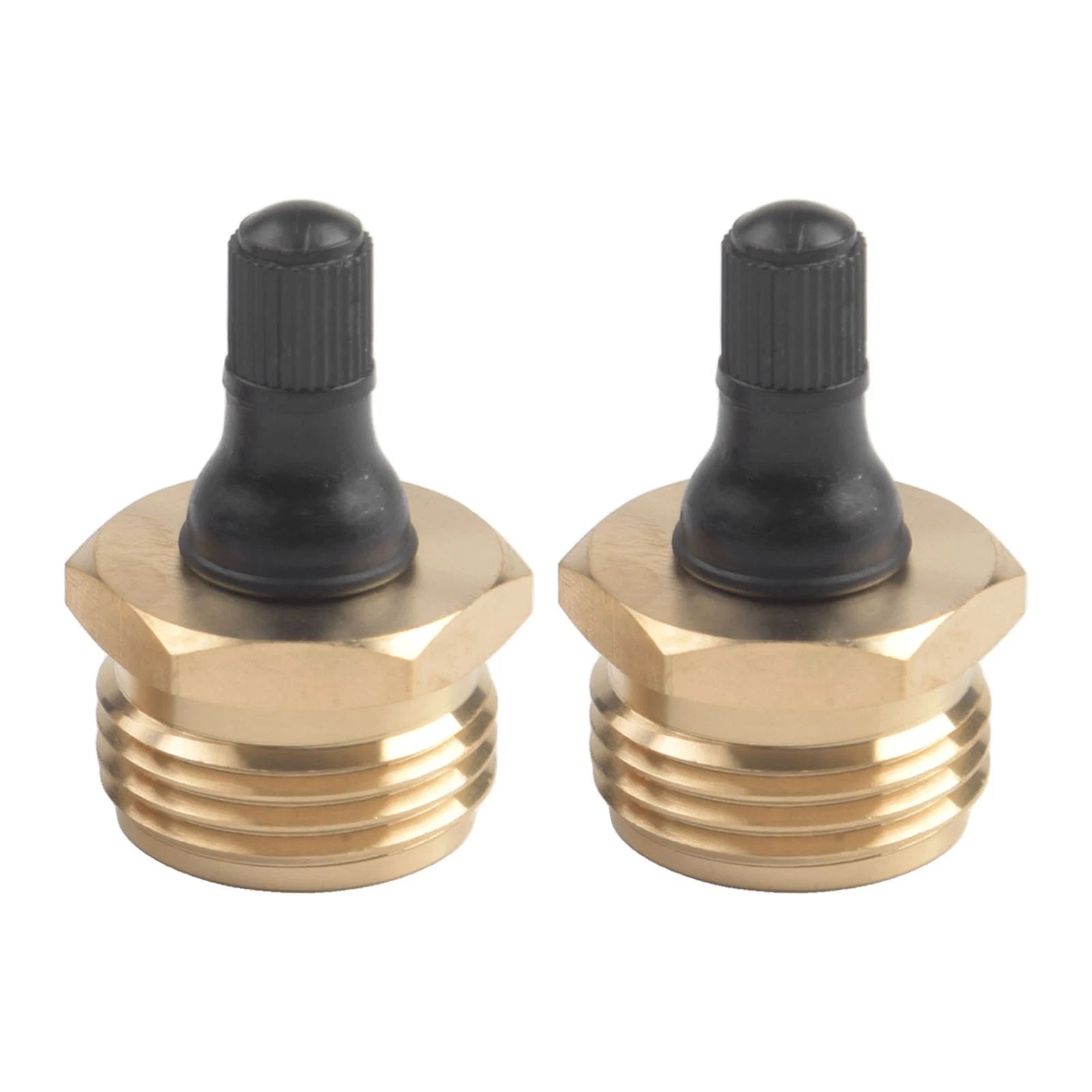 2 Pcs Compact Brass Blow Out Adapters for RVs and Marine