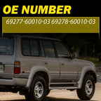 Interior Door Pull Handle for Toyota Land Cruiser (1993–1997) Gray