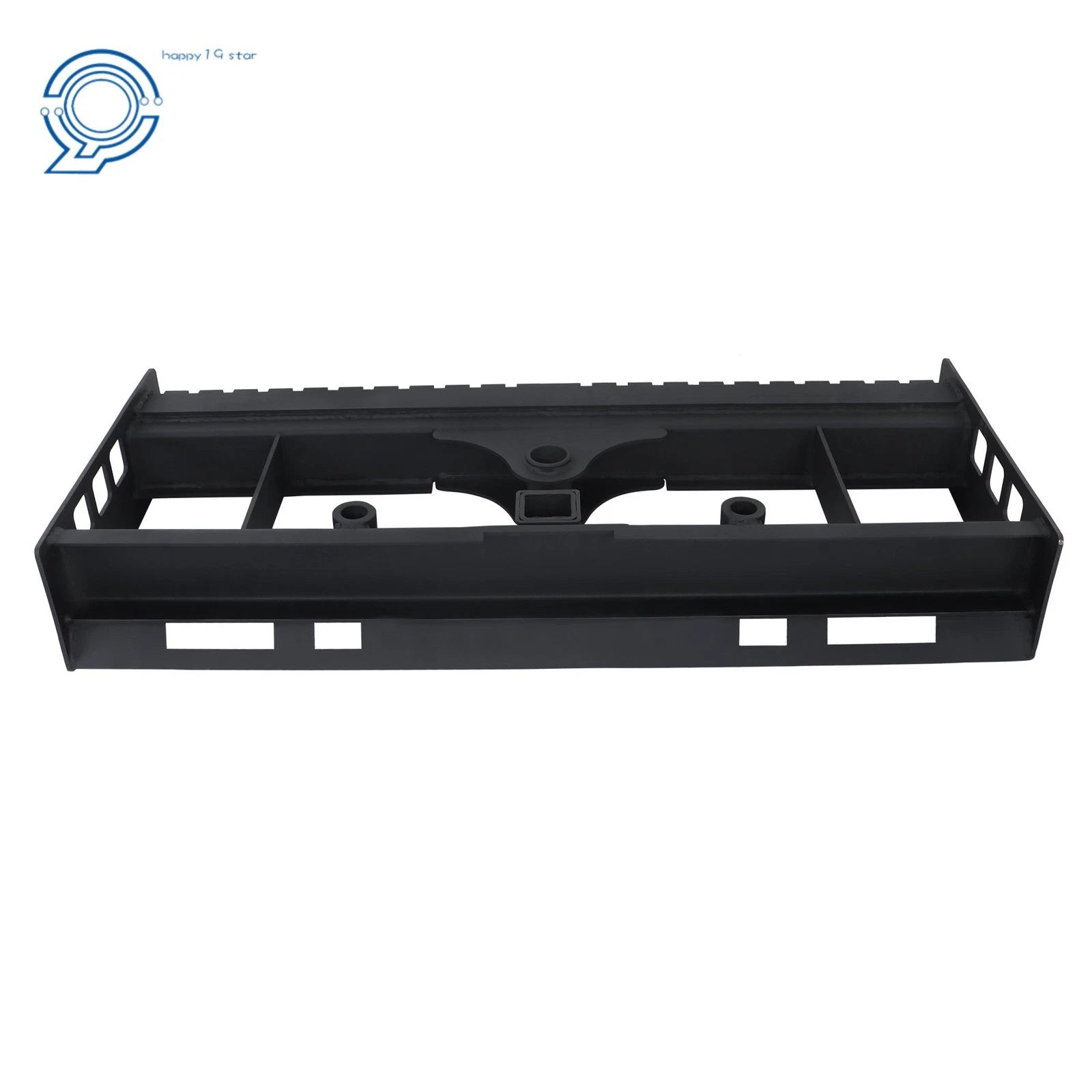 Heavy Duty Skid Steer Pallet Fork Frame with Receiver Hitch & Spear Sleeve