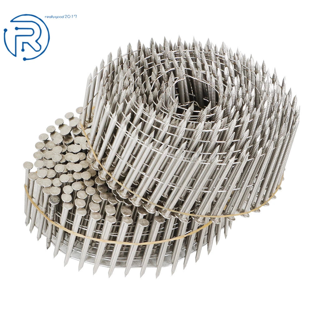 Set of 3600 Stainless Steel Ring Shank Siding Nails for Various Models