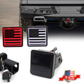 Smoked LED Brake Light for Trailer Hitch 2" (Fit American Flag)