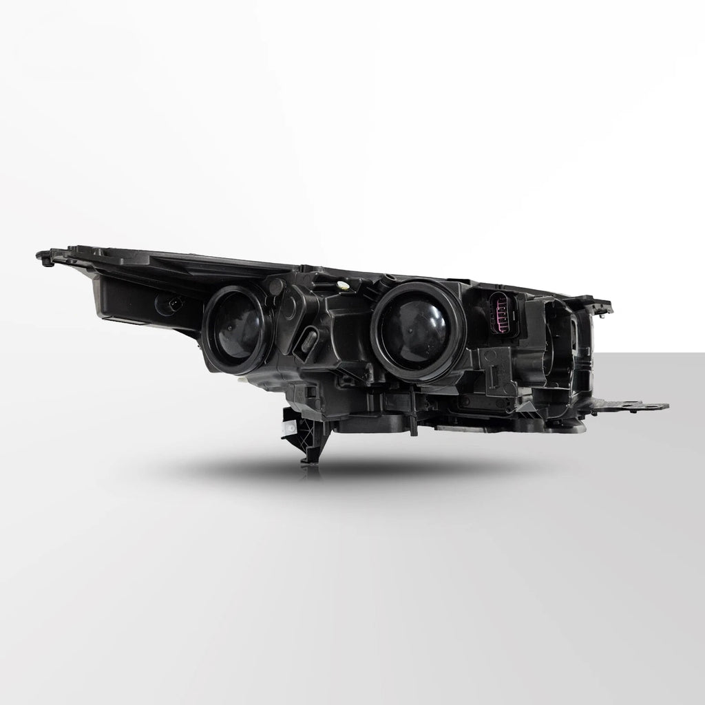 Black Halogen Headlight for Ford Escape (2018–2019) Left Driver Side