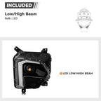 LED Headlight Pair for Chevy Traverse (2022–2024) w/o LED DRL Projector