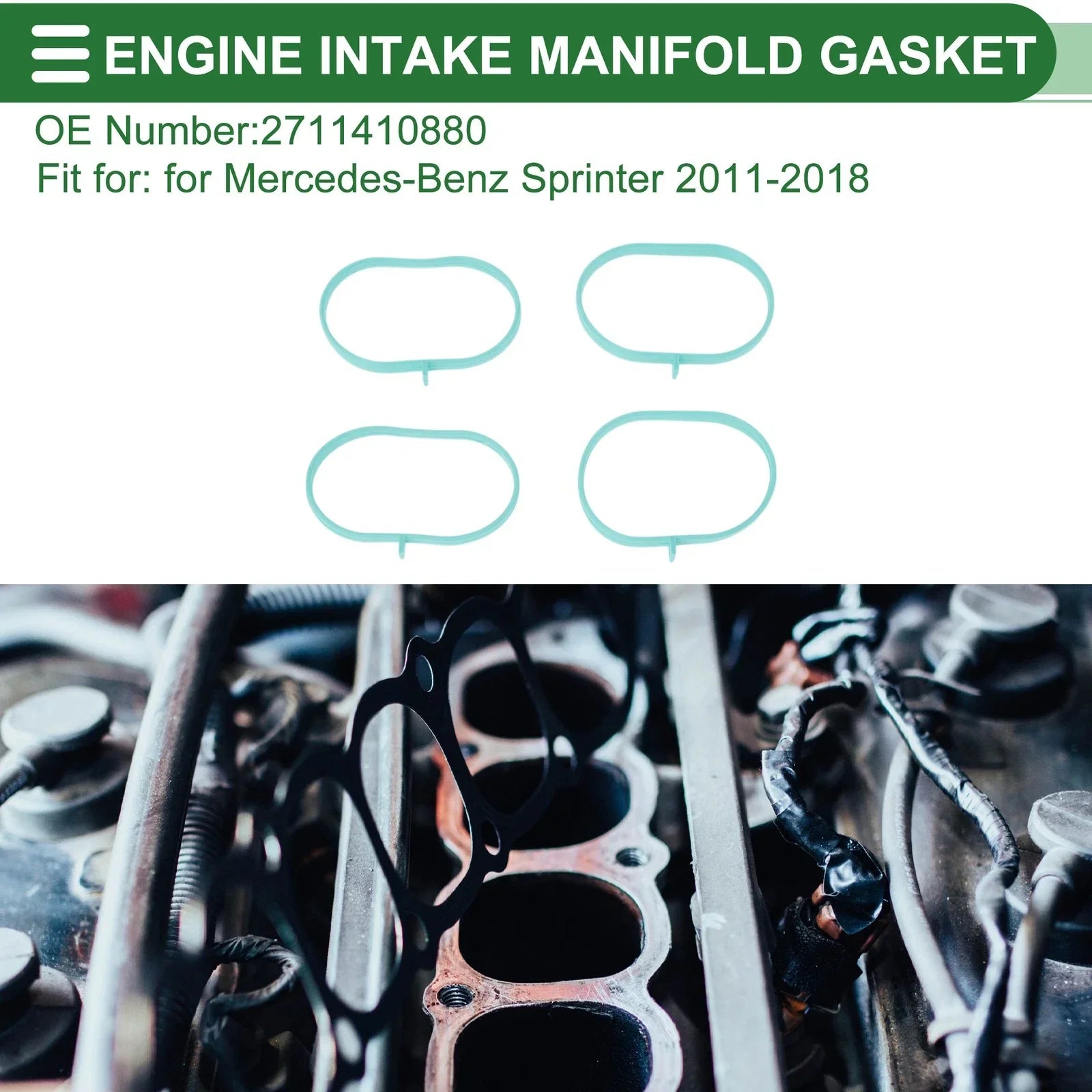 Engine Intake Manifold Gasket for Mercedes-Benz Sprinter (2011-2018)