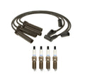 Denso 7mm Wire Set & 4 Double Platinum Spark Plugs for Chevy Cavalier (1995–2005)