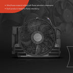 Cooling Fan Assembly with Shroud & Control Module for BMW X5 (2000-2006)