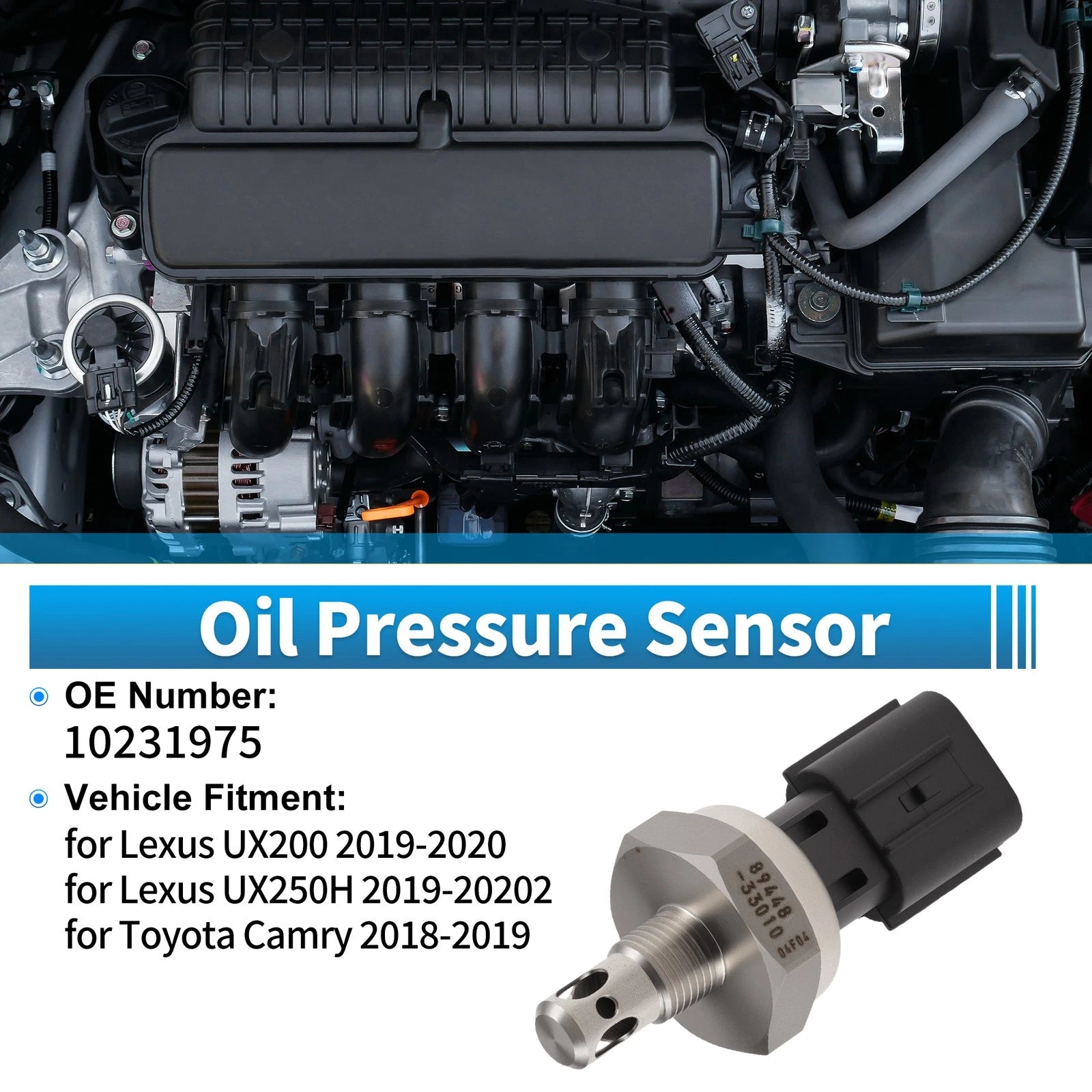 1 pcs Engine Oil Pressure Sensor No.8944833010 for Lexus UX200 (2019–2020)