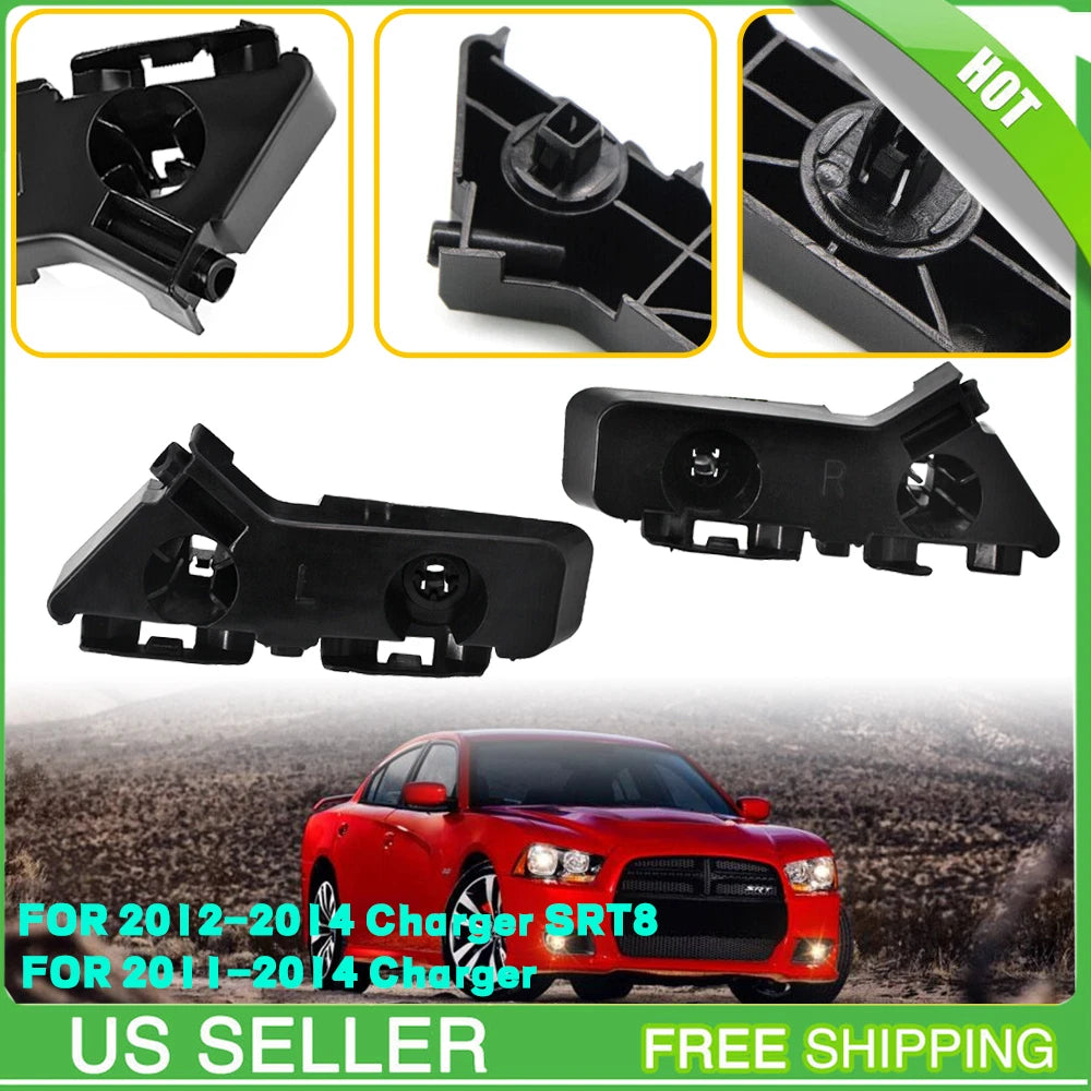 Set of 2 Bumper Support Brackets for Dodge Avenger (2011–2014) 57010286AC