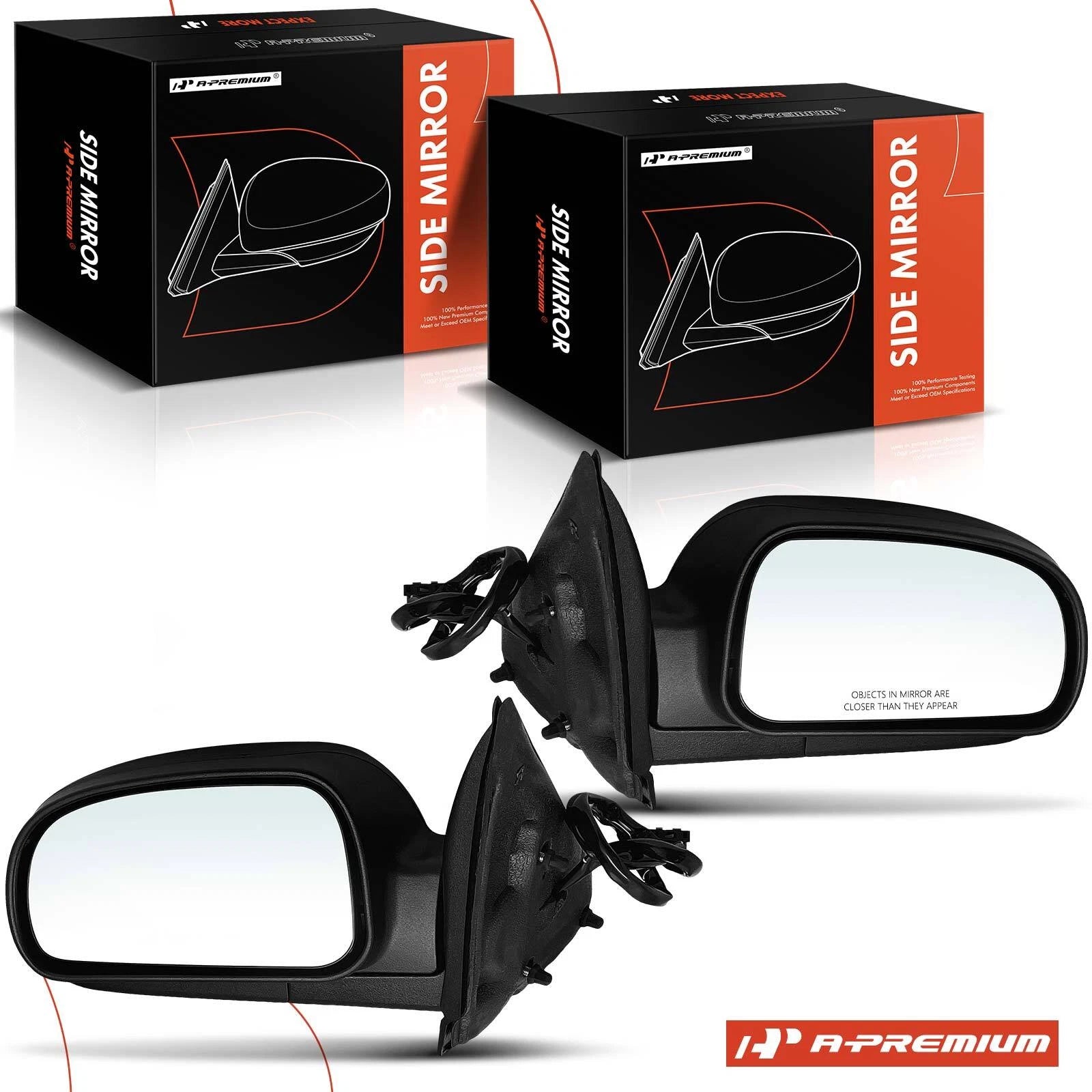 Power Mirrors Pair with Power Fold Heated for GMC Envoy Chevy (2002–2009)