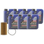 Engine Oil Change Kit for Audi TT RS Quattro (2012–2019) - 7L LiquiMoly 5W40, Mahle