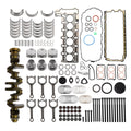 N55 3.0L Engine Rebuild Kit Pistons Gasket Kit w/ Crankshaft & ConRods For BMW