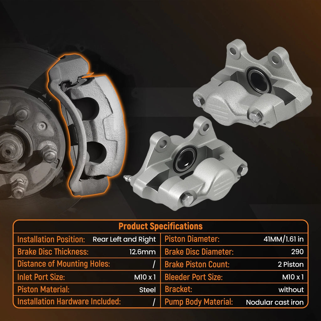 Rear Disc Brake Caliper Set for Land Rover Defender 90 (1994–1995, 1997) 19-2071