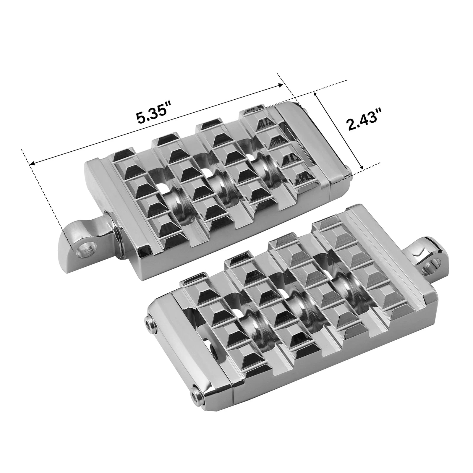 Chrome Footpeg Foot Rest for Harley Sportster XL 1200 883 (2004–2023)