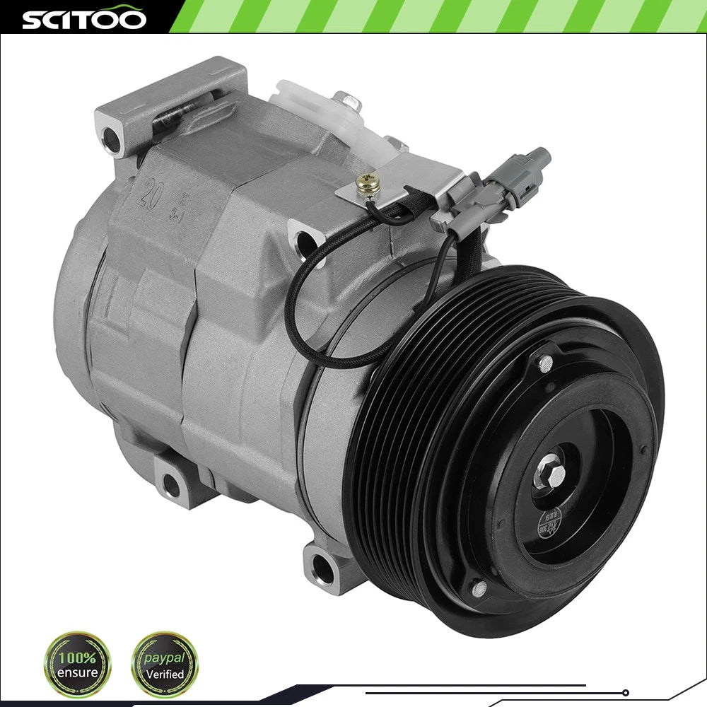 A/C Compressor with Clutch for Toyota Tundra (2007–2020) 4.6L 5.7L V8