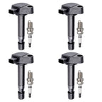 4X Ignition Coil + 4X Spark Plug Kit for Honda Civic Acura EL (2001–2005)