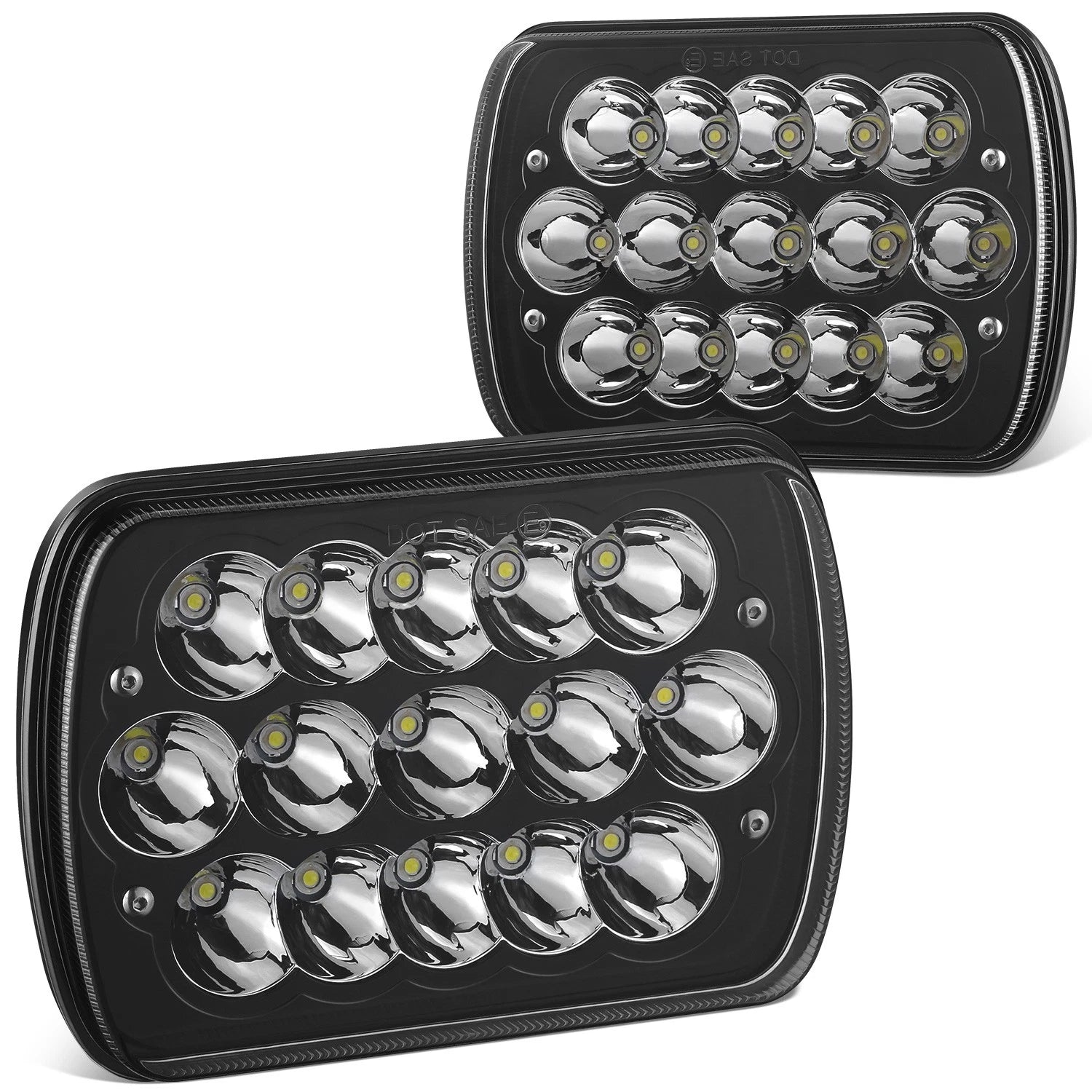 Set of 2 LED Headlights for Ford F150 F250 F350 (1985–2010) H6054
