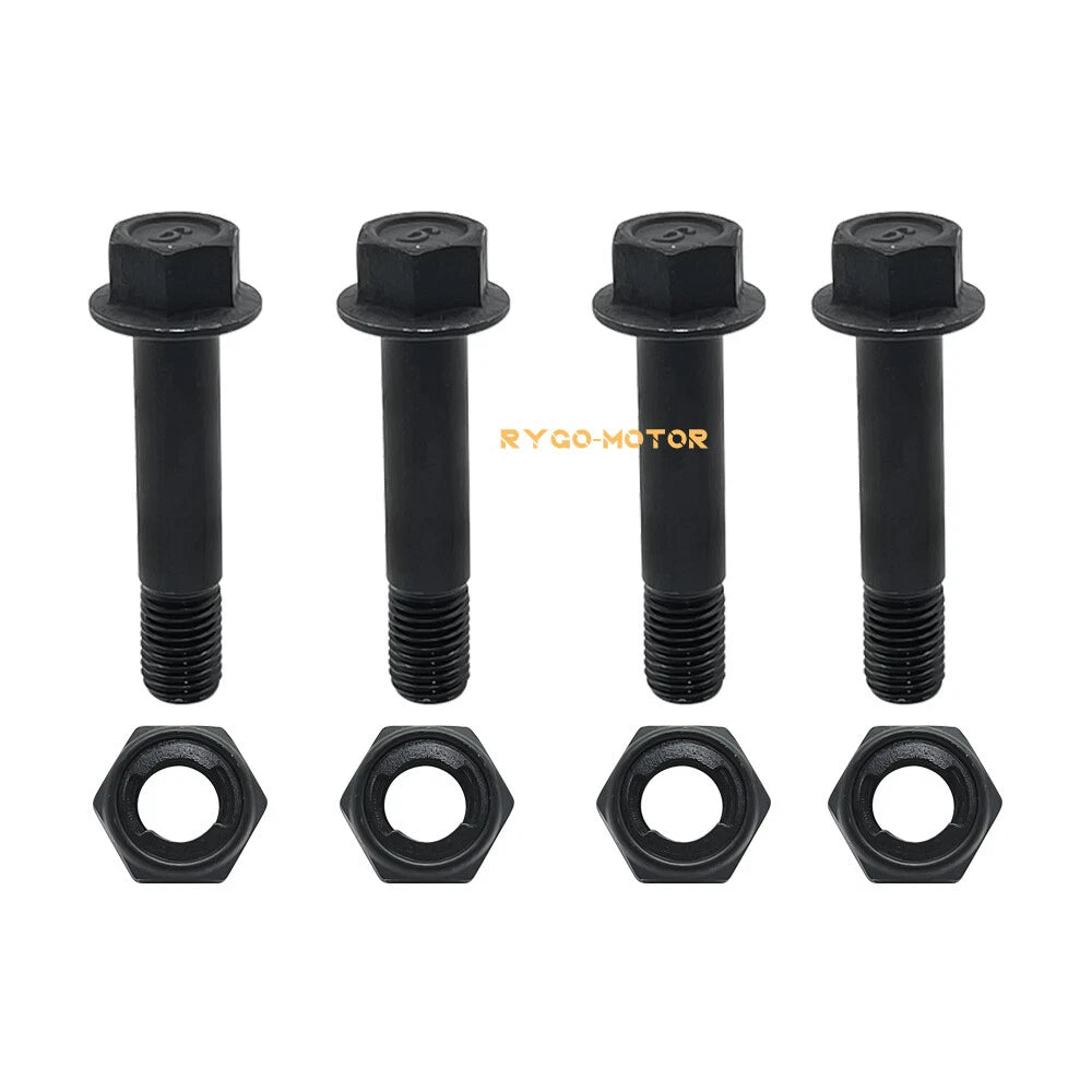 4 Pack Front Shock Bolt & Lock Nut for Yamaha Wolverine 350 (1995–2005)