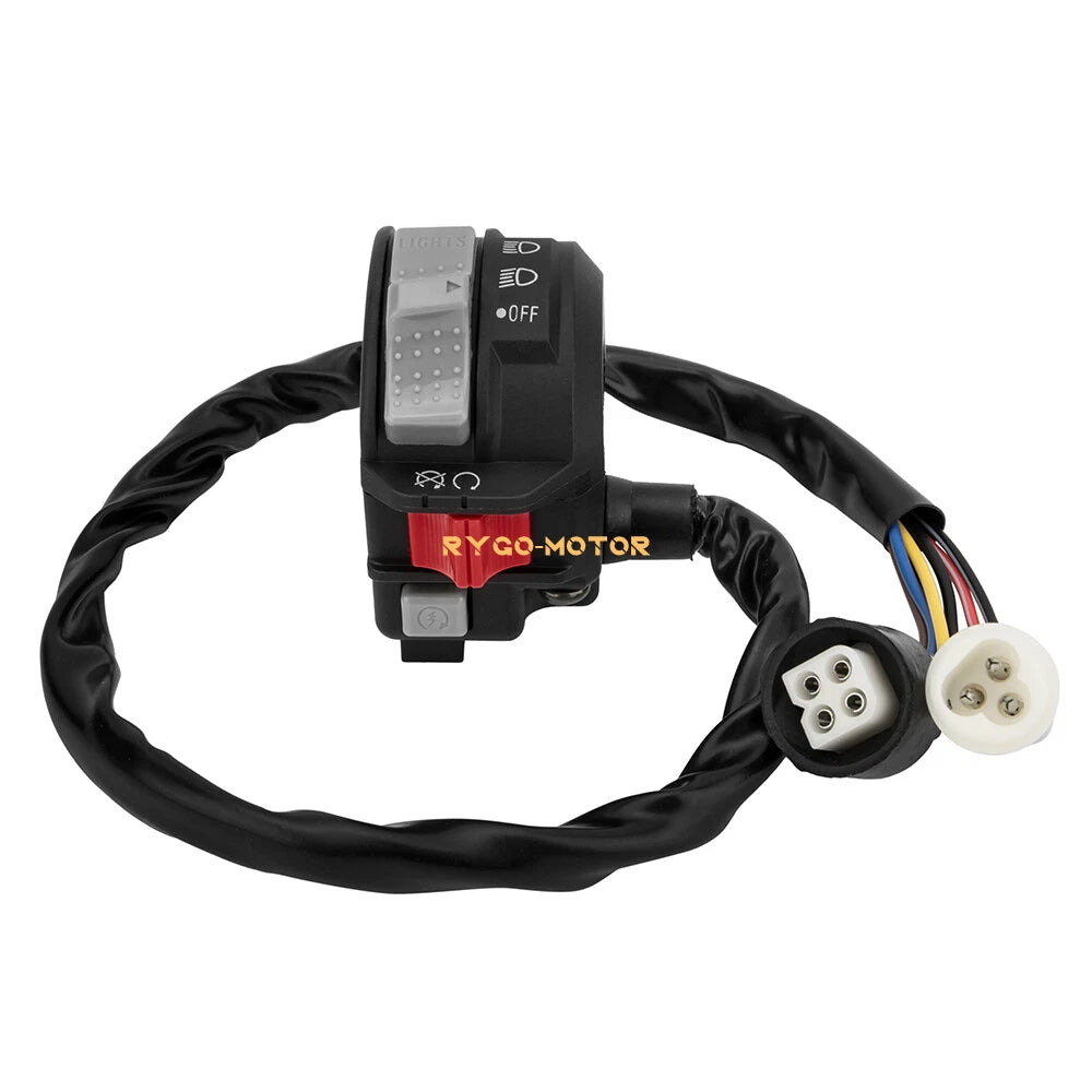 Left Handlebar Start Switch Headlight for Yamaha YFM350FW Big Bear 350 (1993–1994)