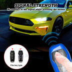 Blue 5-Button Remote Smart Key Cover Case Shell for Ford Mustang Lincoln MKZ (2010-2016)