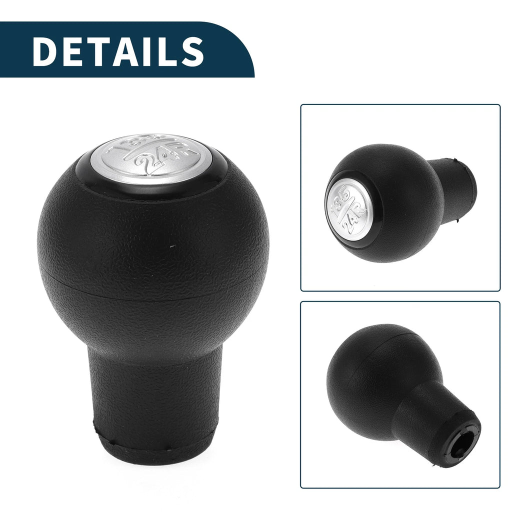 5 Speed Manual Gear Shifter Knob for Hyundai Elantra (2000–2006) Black Plastic