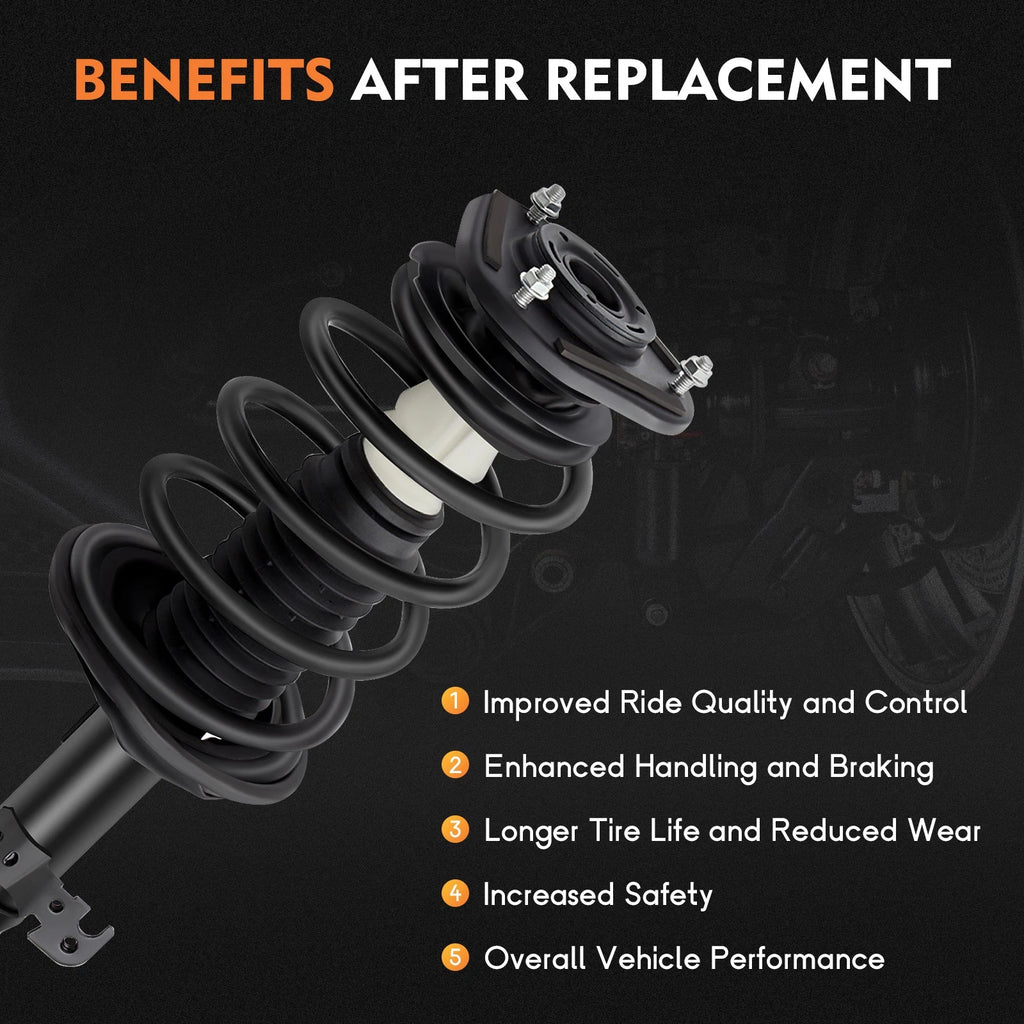 Set of 4 Struts Shocks Springs for Toyota Corolla (2003-2008)