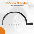 Front Fender Trim Left for BMW X3 X4 (2018–2023) 51777400671 Plastic Black