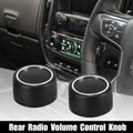 Pair Rear Radio Volume Control Knob for Chevrolet GMC (22912547) Black