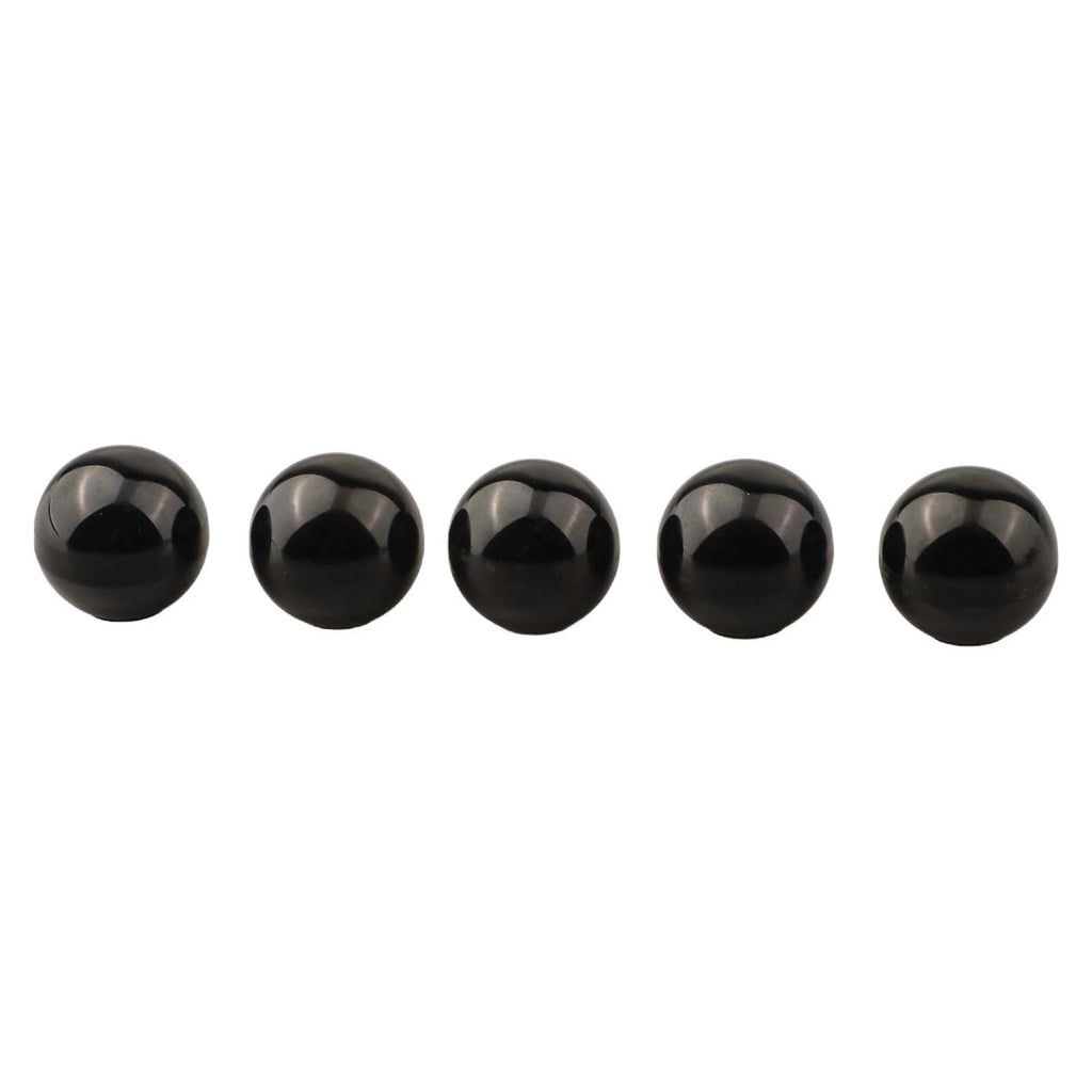 Set of 5 Round Bakelite Lever Knobs for Machines