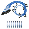 NGK 7mm Wire Set & 8 Iridium Spark Plugs for Bel Air Camaro Caprice (1955–1981)