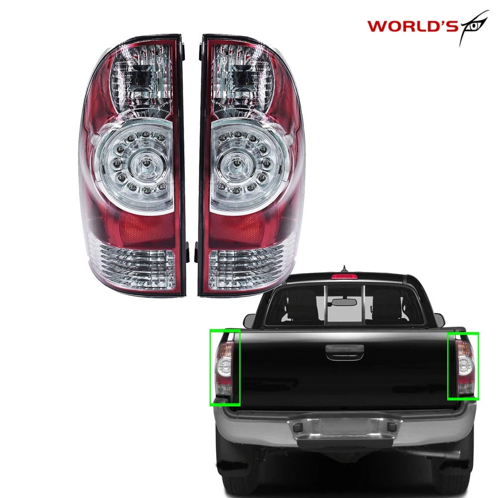 LED Tail Lights for Toyota Tacoma (2005–2015) Replacement Left + Right