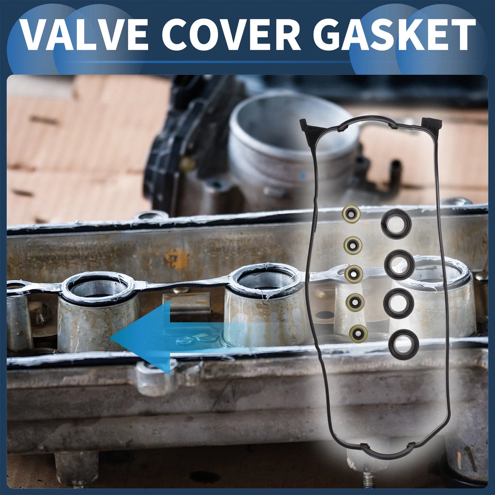 Valve Cover Gasket Set for Honda Civic (1996–2000) 12030-P2A-A01