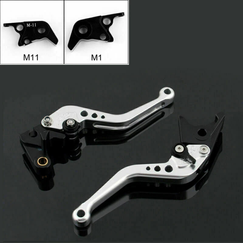 Short Brake Clutch Levers for BMW HP2 Sport (2008–2011) T9 Silver
