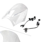 Windshield Deflector for Motorcycle Universal (Clear)