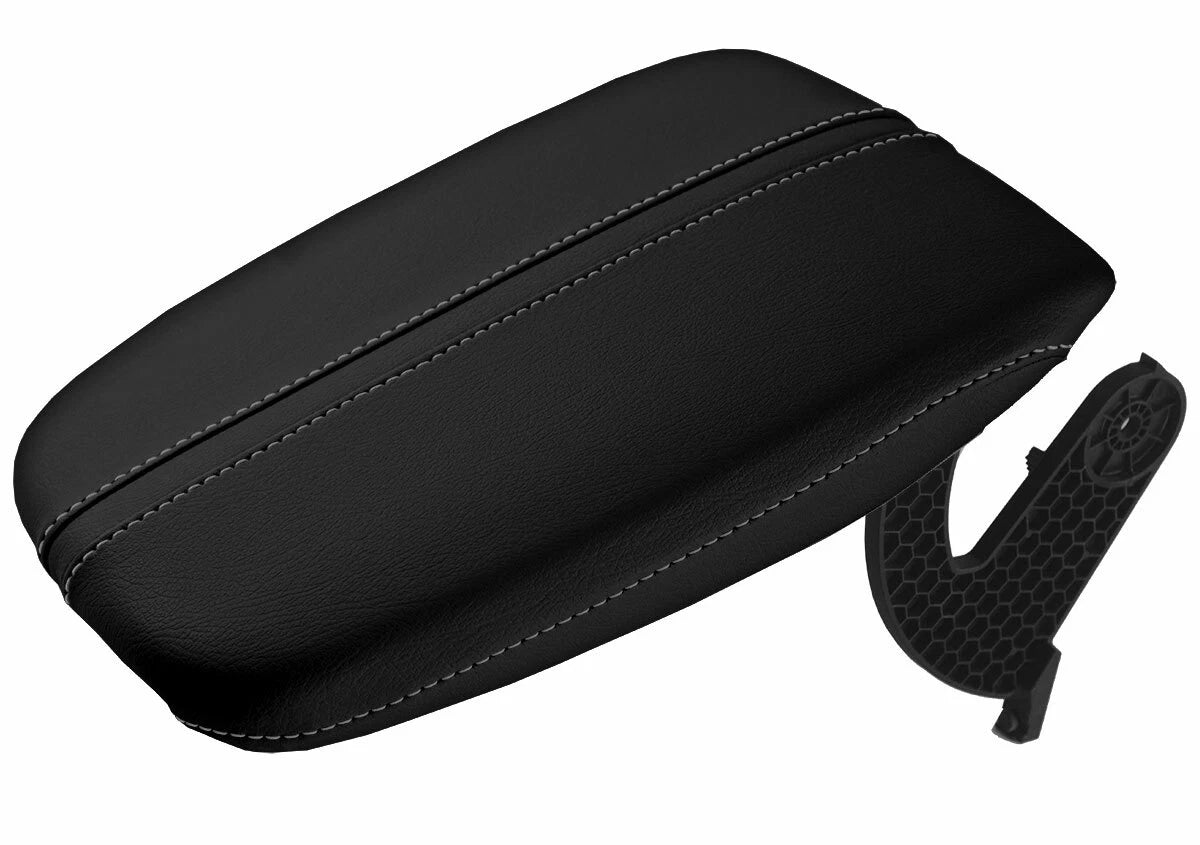 Armrest Cover for Acura TLX (2015–2020) Leather Gray Stitch
