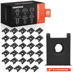 30x Metal Spring U-Nut Retainer Clips for Chevy Astro (1990–2005)