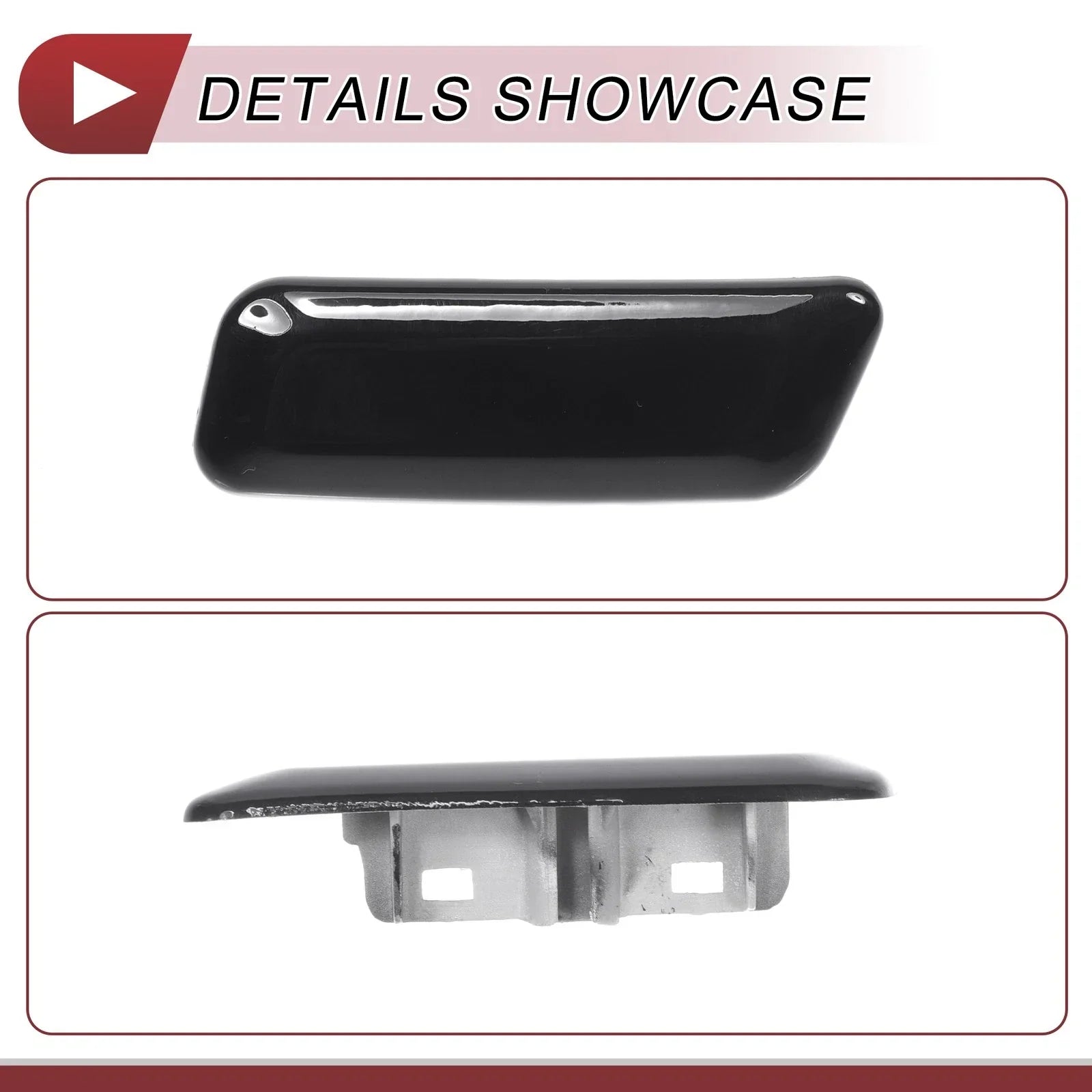 Front Left Washer Nozzle Cover for Lexus GX460 (2010-2013) Black