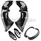 Set of 2 Black Ram Air Intake Tube Duct Pipe for Yamaha YZF R1 (2004–2006)